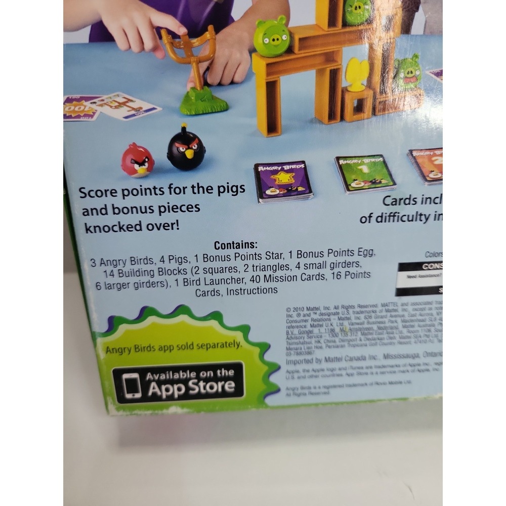 Angry Birds Knock On Wood Board Game Mattel 2010 - 100% Complete - Picture 7 of 8